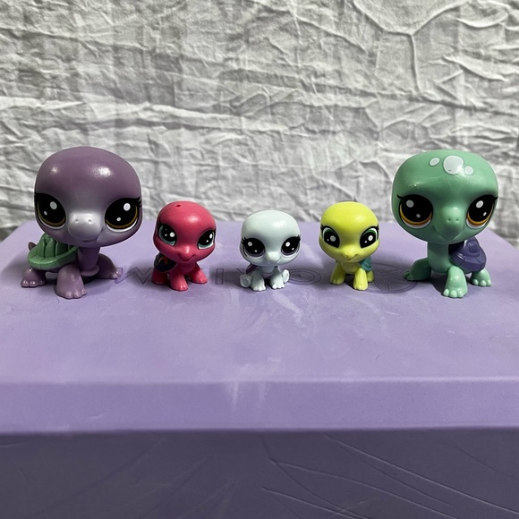 LPS Monkey and Turtle Families - Lot of 11 Pets + 2 Mini Pets - Picture 6 of 6